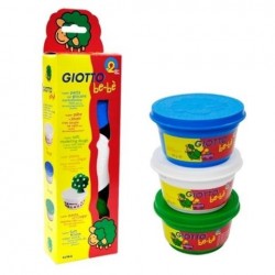 ΠΛΑΣΤΟΖΥΜΑΡΑΚΙ ΜΕ ΦΥΣΙΚΑ ΣΥΣΤΑΤΙΚΑ 3X100GR ΛΕΥΚΟ-ΜΠΛΕ-ΠΡΑΣ GIOTTO BEBE
