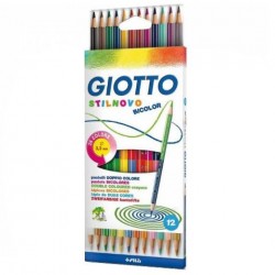 ΞΥΛΟΜΠΟΓΕΣ GIOTTO STILNOVO BICOLOR 12=24ΤΕΜ. 256900