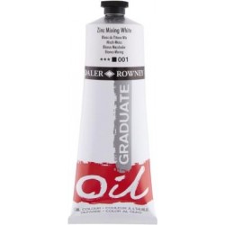 DALER ROWNEY GRADUATE OIL 38ML ZINC MIX WHITE