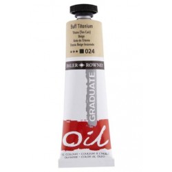 DALER ROWNEY GRADUATE OIL 38ML BUFF TITANIUM 024 DALER ROWNEY GRADUATE OIL 38ML BUFF TITANIUM 024