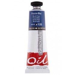 DALER ROWNEY GRADUATE OIL 38ML PRUSSIAN BLUE 135 DALER ROWNEY GRADUATE OIL 38ML PRUSSIAN BLUE 135