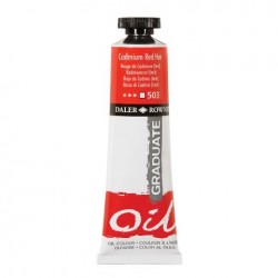 DALER ROWNEY GRADUATE OIL 38ML CADMIUM RED HUE 503 DALER ROWNEY GRADUATE OIL 38ML CADMIUM RED HUE 503