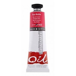 DALER ROWNEY GRADUATE OIL 38ML ROSE MADDER 563 DALER ROWNEY GRADUATE OIL 38ML ROSE MADDER 563