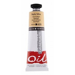 DALER ROWNEY GRADUATE OIL 38ML NAPLES YELLOW 635 DALER ROWNEY GRADUATE OIL 38ML NAPLES YELLOW 635