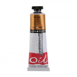 DALER ROWNEY GRADUATE OIL 38ML RICH GOLD 707 DALER ROWNEY GRADUATE OIL 38ML RICH GOLD 707
