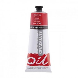 DALER ROWNEY GRADUATE OIL 200ML PRIMARY RED