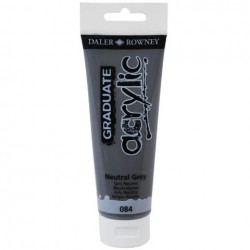 DALER ROWNEY GRADUATE ACRYLIC 120ML NEUTRAL GREY