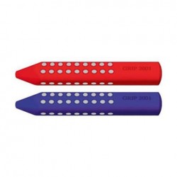 ΓΟΜΑ FABER CASTELL 187101 GRIP ΚΟΚΚΙΝΗ/ΜΠΛΕ ΓΟΜΑ FABER CASTELL 187101 GRIP ΚΟΚΚΙΝΗ/ΜΠΛΕ