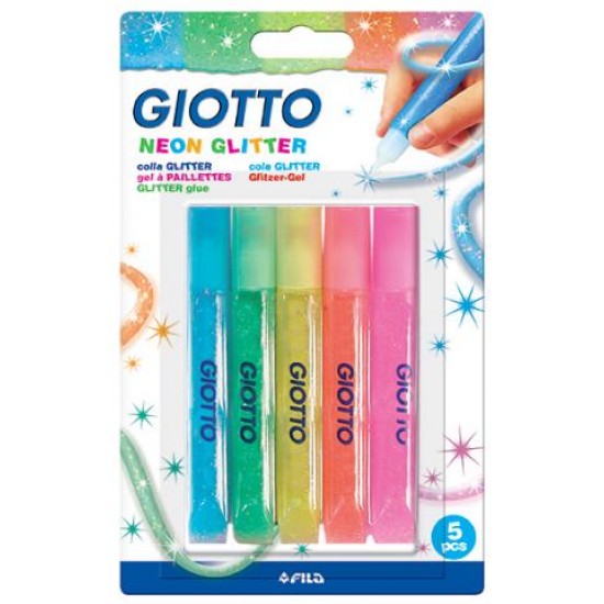 ΚΟΛΛΑ GLITTER NEON 10,5ML GIOTTO