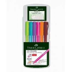 ΚΑΣΕΤΙΝΑ 6 ΣΤΥΛΟ FABER CASTELL ROLLER CX COLOUR 247202 1.0MM ΚΑΣΕΤΙΝΑ 6 ΣΤΥΛΟ FABER CASTELL ROLLER CX COLOUR 247202 1.0MM