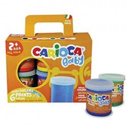 ΔΑΚΤΥΛΟΜΠΟΓΕΣ CARIOCA BABY 6ΤΕΜ 80ML. KO032