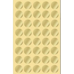 ΕΤΙΚΕΤΕΣ ΑΥΤΟΚΟΛΛΗΤΕΣ STICKI   18MM 40 ΦΥΛΛΑ ΧΡΥΣΟ
