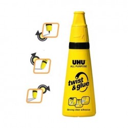 ΚΟΛΛΑ ΡΕΥΣΤΗ UHU 90ML TWIST & GLUE  (63847)