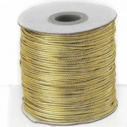 ΚΟΡΔΟΝΙ ΜΕΤΑΛΛΙΚΟ FABI 2MM X 50M ΧΡΥΣΟ ΚΟΡΔΟΝΙ ΜΕΤΑΛΛΙΚΟ FABI 2MM X 50M ΧΡΥΣΟ