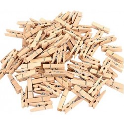 ΜΑΝΤΑΛΑΚΙΑ ΞΥΛΙΝΑ FABI 25MM 25ΤΕΜ ΦΥΣΙΚΟ