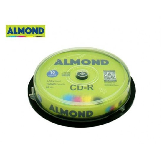 CD-R ALMOND 700MB 52X 10ΤΕΜ.