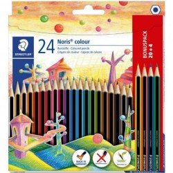 STAEDTLER NORIS COLOUR ΞΥΛΟΜΠΟΓΙΕΣ 20ΤΕΜ ΚΑΙ 4 ΔΩΡΟ 04-04-0609