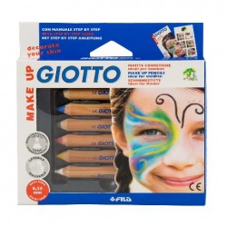 ΜΠΟΓΙΕΣ ΠΡΟΣΩΠΟΥ 6ΧΡΩΜ GIOTTO ΜΠΟΓΙΕΣ ΠΡΟΣΩΠΟΥ 6ΧΡΩΜ GIOTTO