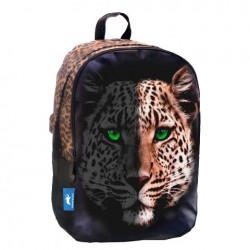 ΤΣΑΝΤΑ ΠΛΑΤΗΣ 32X15X45 3ΘΗΚΕΣ ANIMAL PLANET ΛΕΟΠΑΡΔΑΛΗ BTS DIAKAKIS