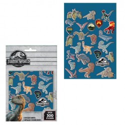 ΑΥΤΟΚΟΛΛΗΤΑ 300ΤΕΜ ΜΠΛΟΚ 14,5Χ21,5ΕΚ JURASSIC