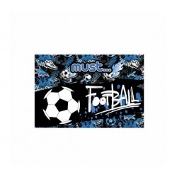 ΦΑΚΕΛΟΣ ΚΟΥΜΠΙ Α4 22X30 CM MUST ΠΟΔΟΣΦΑΙΡΟ