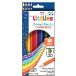 ΞΥΛΟΜΠΟΓΙΕΣ WOODFREE THE LITTLIES 12 ΧΡΩΜΑΤΑ