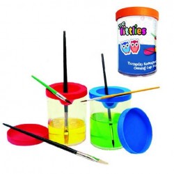 ΠΟΤΗΡΑΚΙ ΚΑΘΑΡΙΣΜΟΥ ΠΙΝΕΛΩΝ  8X8X9CM THE LITTLIES