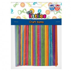 ΞΥΛΑΚΙΑ ΚΥΛΙΝΔΡΙΚΑ ΧΡΩΜΑΤΙΣΤΑ 4Χ100MM 100TEM THE LITTLIES