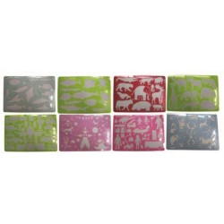 ΣΤΕΝΣΙΛ ΠΛΑΣΤΙΚΟ 26 5Χ18 5ΕΚ  ΔΙΑΦ.ΣΧΕΔΙΑ LUNA