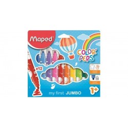 MAPED COLOR PEPS MY FIRST JUMBO ΜΑΡΚΑΔΟΡΟΙ MAXI 12 ΤΜΧ 846020 MAPED COLOR PEPS MY FIRST JUMBO ΜΑΡΚΑΔΟΡΟΙ MAXI 12 ΤΜΧ 846020
