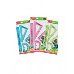 ΣΕΤ ΟΡΓΑΝΩΝ ΓΕΩΜΕΤΡΙΑΣ TWIST'N FLEX 20CM 4 ΤΕΜΑΧΙΑ ΣΕ 3 ΧΡΩΜΑΤΑ