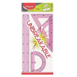 ΣΕΤ ΓΕΩΜΕΤΡΙΚΩΝ ΟΡΓΑΝΩΝ MAPED UNBREAKABLE ΜΕ ΧΑΡΑΚΑ 30CM ΣΕΤ 4 ΤΕΜΑΧΙΑ ΣΕ ΔΙΑΦΟΡΑ ΧΡΩΜΑΤΑ