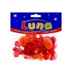 ΧΑΝΤΡΕΣ ΓΥΑΛΙΝΕΣ ΠΟΡΤΟΚΑΛΙ ΥΛΙΚΑ ΧΕΙΡΟΤΕΧΝΙΑΣ LUNA 50ΓΡ