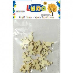 ΞΥΛΙΝΟΙ ΤΑΡΑΝΔΟΙ 15ΤΕΜ LUNA