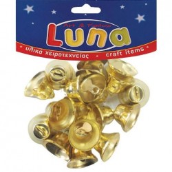 LUNA ΚΑΜΠΑΝΑΚΙΑ ΧΡΥΣΑ 20MM 18ΤΜΧ