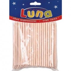 LUNA ΞΥΛΑΚΙΑ ΚΥΛΙΝΔΡΙΚΑ 4 100MM 100ΤΜΧ