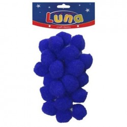 ΠΟΜ ΠΟΜ ΜΠΛΕ 15MM 60TEM LUNA