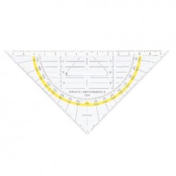 ΤΡΙΓΩΝΟ-ΜΟΙΡΟΓΝΩΜΟΝΙΟ 1553 ΓΕΩΔΕΤΙΚΟ 16CM ΜΕ ΠΙΑΣΤΡΑ ARISTO