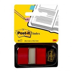 ΣΕΛΙΔΟΔΕΙΚΤΗΣ 3M POST IT 1 ΙΝΤΣΑΣ 25X45MM 50Φ. 680-1 ΚΟΚΚΙΝΟΣ