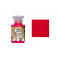 ΧΡΩΜΑ ΑΚΡΥΛΙΚΟ MA030 60ML ΚΟΚΚΙΝΟ ΦΩΤΙΑΣ