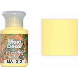 ΧΡΩΜΑ ΑΚΡΥΛΙΚΟ MA012/ΜΑ055 60ML ΒΟΥΤΥΡΟΥ/ΚΙΤΡΙΝΟ MAXICOLOR