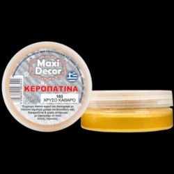 ΚΕΡΟΠΑΤΙΝΑ Ν.103 50ML ΧΡΥΣΟ ΚΑΘΑΡΟ MAXICOLOR ΚΕΡΟΠΑΤΙΝΑ Ν.103 50ML ΧΡΥΣΟ ΚΑΘΑΡΟ MAXICOLOR