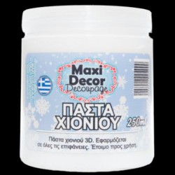 ΠΑΣΤΑ ΧΙΟΝΙΟΥ 3D 250 ML MAXICOLOR ΠΑΣΤΑ ΧΙΟΝΙΟΥ 3D 250 ML MAXICOLOR