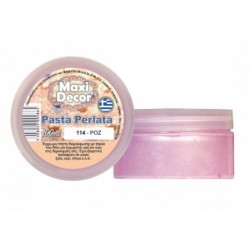 ΠΑΣΤΑ ΠΕΡΛΕ Ν.114 100ML ΡΟΖ MAXICOLOR ΠΑΣΤΑ ΠΕΡΛΕ Ν.114 100ML ΡΟΖ MAXICOLOR