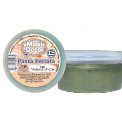 ΠΑΣΤΑ ΠΕΡΛΕ Ν.122 100ML ΠΡΑΣΙΝΟΣ ΧΡΥΣΟΣ MAXICOLOR ΠΑΣΤΑ ΠΕΡΛΕ Ν.122 100ML ΠΡΑΣΙΝΟΣ ΧΡΥΣΟΣ MAXICOLOR