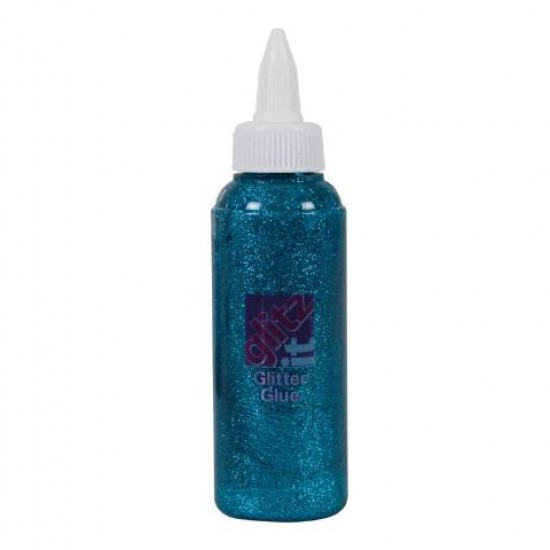 ΚΟΛΛΑ ΧΡΥΣΟΣΚΟΝΗ (120ML) DOCRAFTS- SKY BLUE