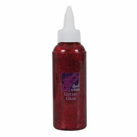 ΚΟΛΛΑ ΧΡΥΣΟΣΚΟΝΗ (120ML) DOCRAFTS- RUBY RED