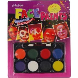 ΧΡΩΜΑΤΑ ΠΡΟΣΩΠΟΥ - ΣΕΤ 8 ΧΡΩΜΑΤΩΝ HUA BA