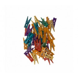 ΜΑΝΤΑΛΑΚΙΑ ΞΥΛΙΝΑ ΣΕΤ(50) - ΔΙΑΦΟΡΑ ΧΡΩΜΑΤΑ 4.5CM