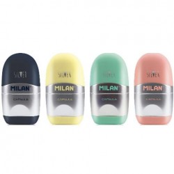 ΞΥΣΤΡΑ ΜΕ ΓΟΜΑ MILAN AFILABORRA CAPSULE SILVER ΞΥΣΤΡΑ ΜΕ ΓΟΜΑ MILAN AFILABORRA CAPSULE SILVER